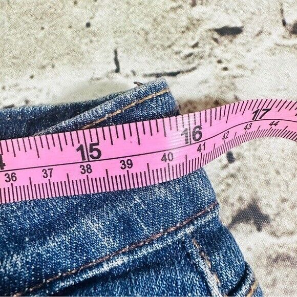 Levi’s Jeans Womens 31/30 Blue Denim Mid Rise Skinny Medium Wash Rockstar - Picture 9 of 11